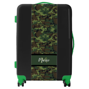 Men's Custom Camouflage Army Travel Suitcase