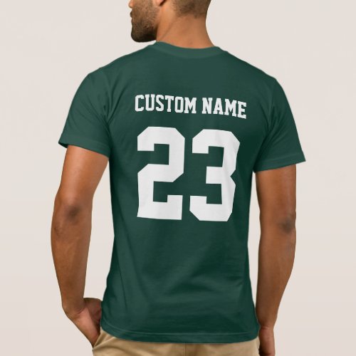 Mens Custom Name Navy Class of 2021 Senior Shirt