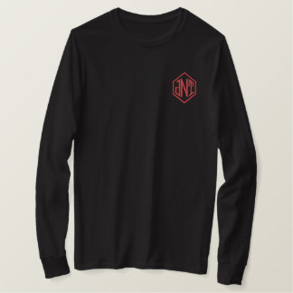 Men's Customizable Monogrammed Left Chest Embroidered Long Sleeve T-Shirt