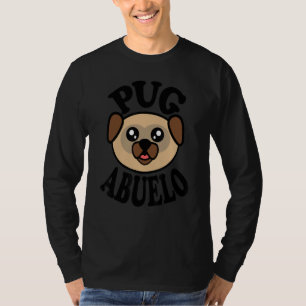 Mens Cute Pug   Pug Abuelo T-Shirt
