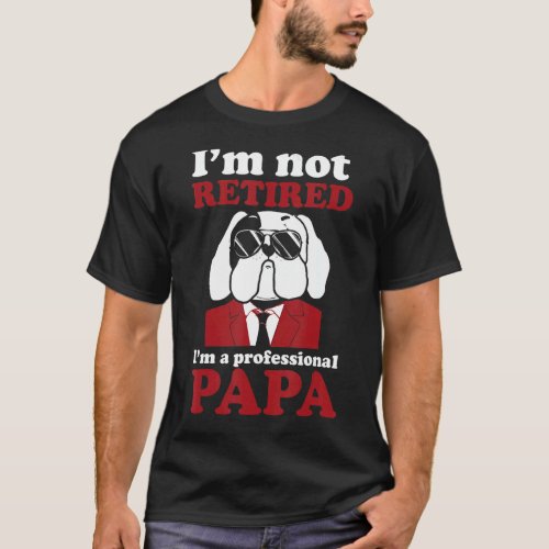 Mens Cute Retired Retirement Professional Daddy Do T_Shirt