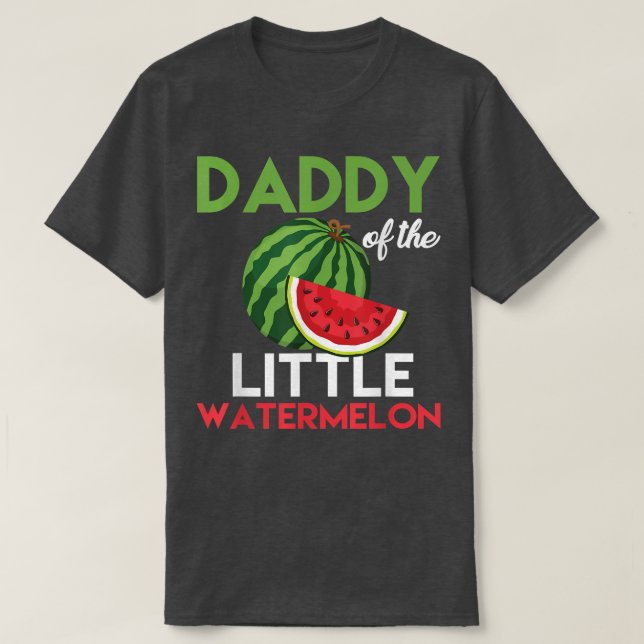 Mens Cute Watermelon Daddy Design Dad For Men  T-Shirt (Design Front)