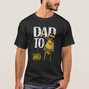 Mens Dabbing Bee Vintage Soon To Be Dad Dad To B T-Shirt