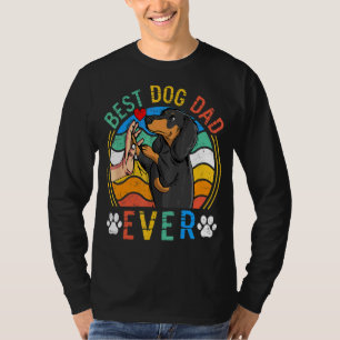 Mens Dachshund Best Dog Dad Ever  Dog T-Shirt