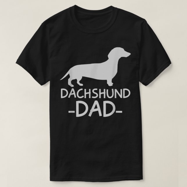 Mens Dachshund Dad Weiner Weenie Apparel dog lover T-Shirt (Design Front)