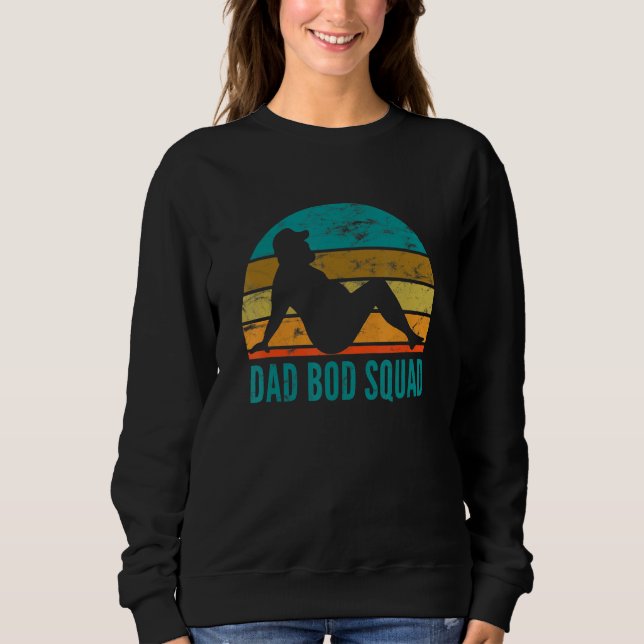 Mens Dad Bod Squad Father Joke  5 Sweatshirt (Front)