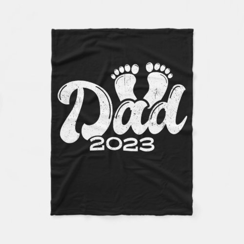 Mens DAD father gift fathers day 2023 dad 2023 Fleece Blanket