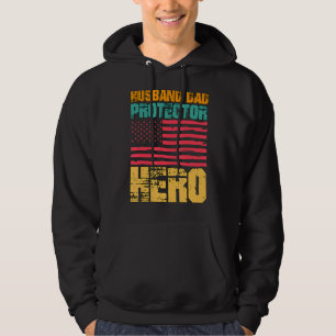 Mens Dad Fathers Day First Time Best Husband Dadd Hoodie
