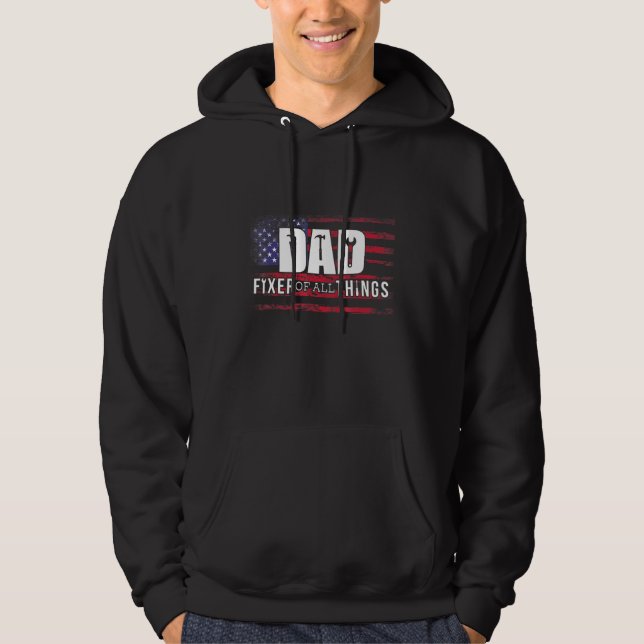 Mens Dad Fixer Of All The Things Mechanic Dad Top  (Front)