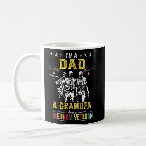 Mens Dad Grandpa Vietnam Veteran Military Solider  Coffee Mug