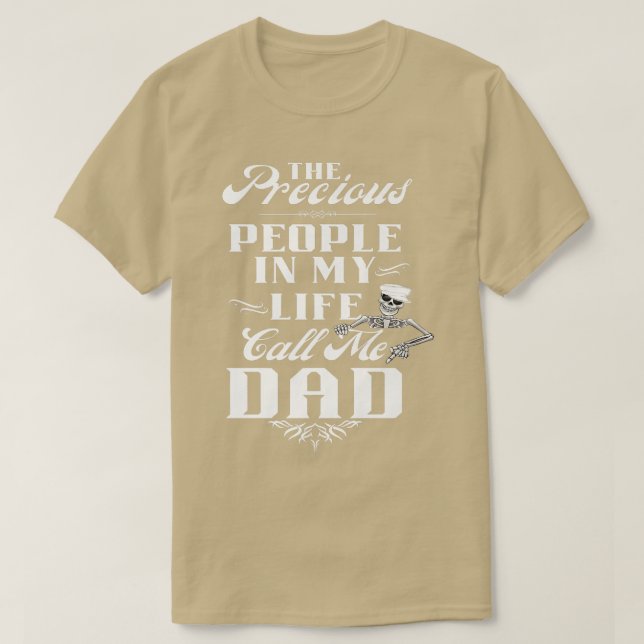 Mens Dad graphic with skeleton unise funny cute da T-Shirt (Design Front)