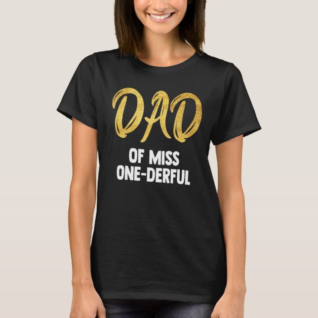 Mens Dad Of The Birthday Girl Daughter Matching Fa T-Shirt (Front)