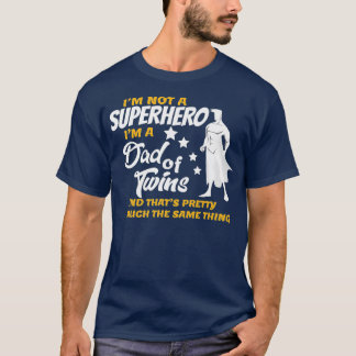 Mens Dad of Twins  Funny Gift for Twins Father T-Shirt