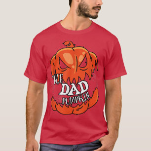 Mens Dad Pumpkin Matching Family Group Halloween P T-Shirt