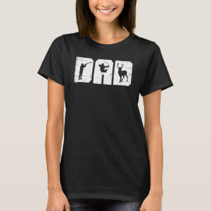 Mens Dad Shooting Archery Deer Archer Bow Hunting T-Shirt