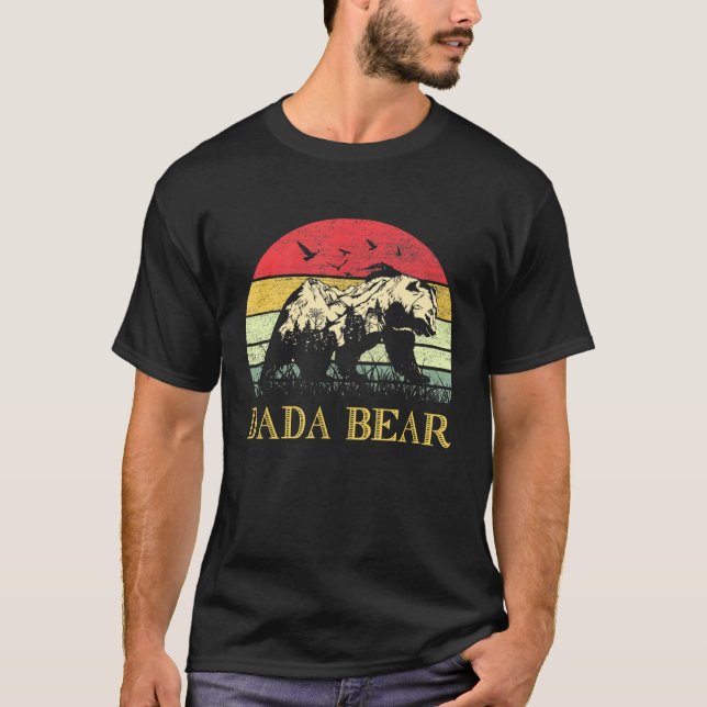 Mens Dada Bear Funny T-Shirt (Front)