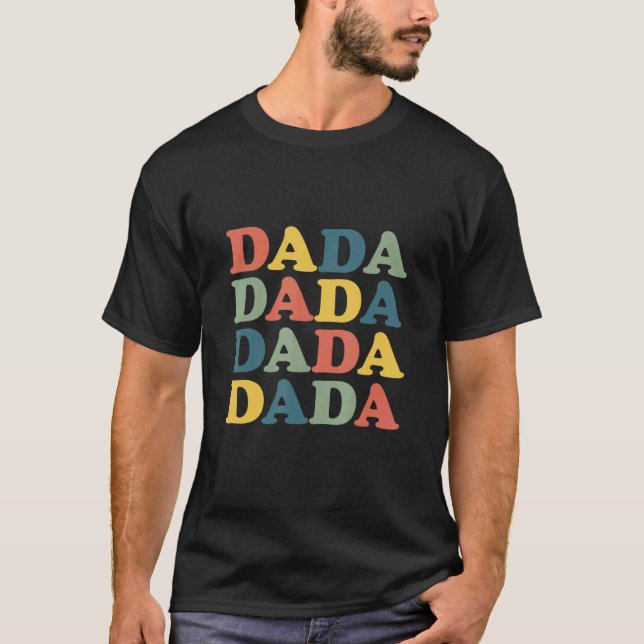 Mens Dada Da Da  New Dad  Dad To Be T-Shirt (Front)