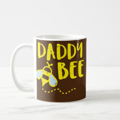 Mens Daddy Bee Family Matching Beekeeping Dad Coffee Mug