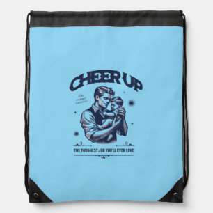 MEN'S DADDY CHEER UP DRAWSTRING BAG