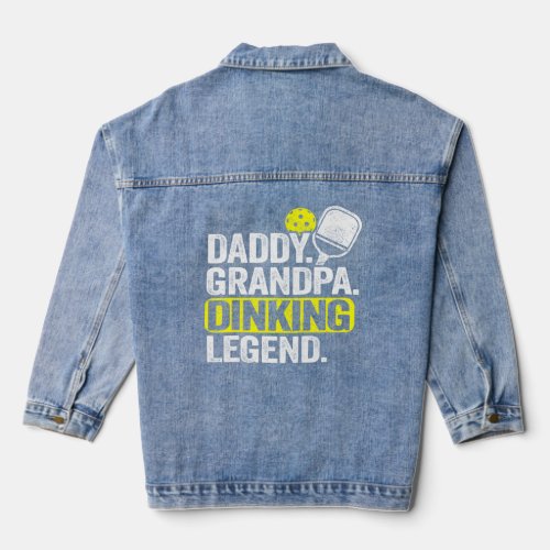 Mens Daddy Grandpa D Denim Jacket
