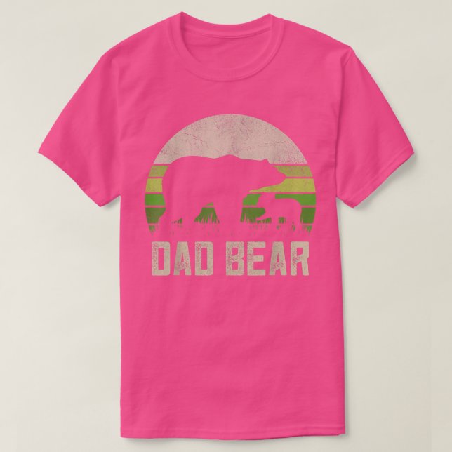 Mens Daddy Matching Family Outfits, Fun Dad Bear C T-Shirt (Design Front)