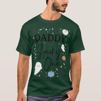 Mens Daddy of the Spooky One First Birthday Boy 1s T-Shirt