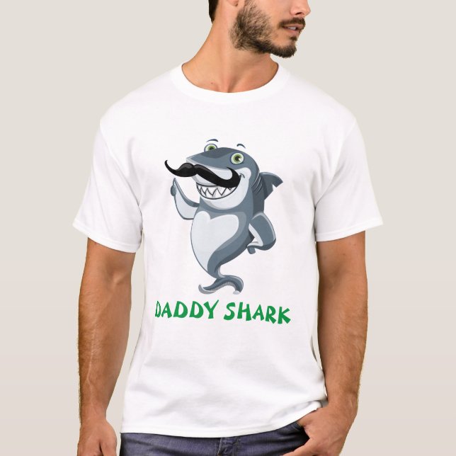 Men's Daddy Shark T-Shirt (Front)