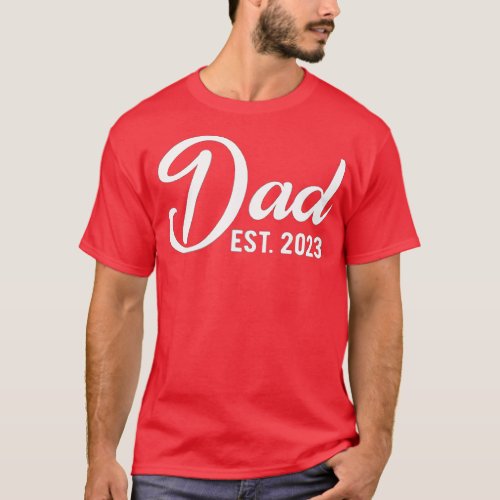 Mens Daddy To Be New Dad First Time Daddy Promoted T_Shirt