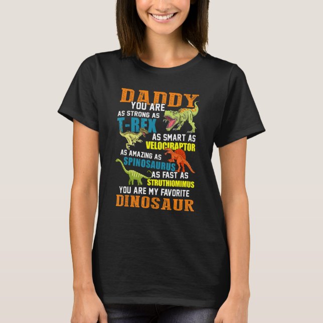 Mens Daddysaurus T Rex Dinosaur Daddy Saurus Famil T-Shirt (Front)