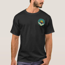 Mens dark with orange letters