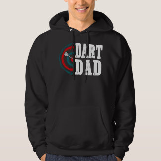 Mens Dart Dad Darts Player Father Dartboard Hoodie
