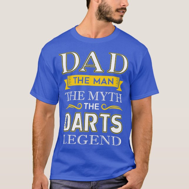 Mens Darts Dad Shirts Gifts for Dad (Front)