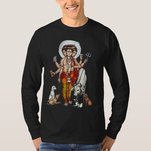 Men's Dattatreya/Guru Mantra T-Shirt (Front)