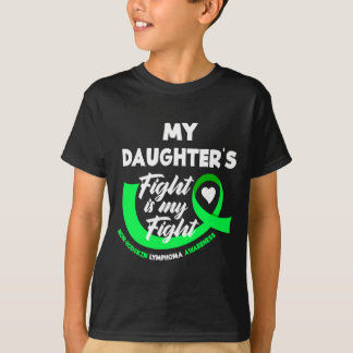Mens Daughters Fight Is Fight Non-Hodgkin Lymphoma T-Shirt