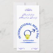 Men's Day Greeting Card (Front)