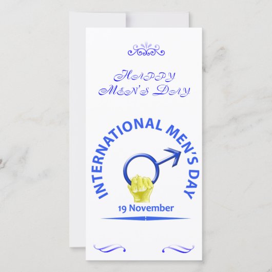 Men's Day Greeting Card (Front)