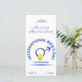 Men's Day Greeting Card (Standing Front)