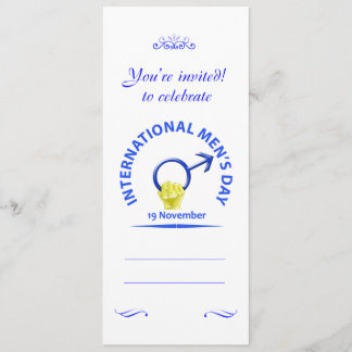 Men's Day Invitations