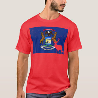 Mens Deer Hunting Proud Patriotic Hunter Wildlife  T-Shirt