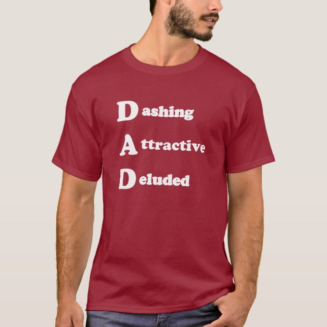 Mens 'Deluded Dad' Tee (Front)