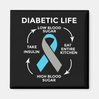 Mens Diabetes Quotes Diabetes Fighter Diabetes Magnet