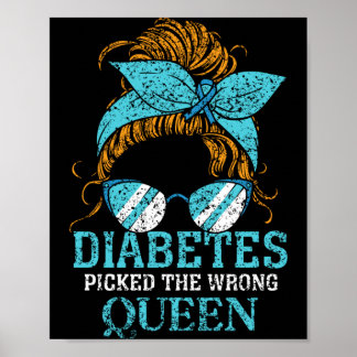 Mens Diabetes Quotes Diabetes Fighter Diabetes Poster