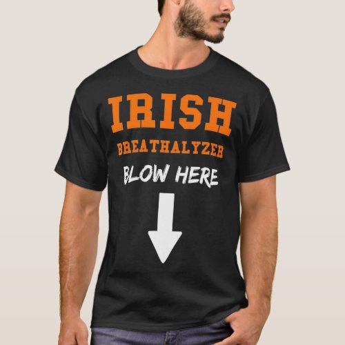 Mens Dirty Irish Breathalyzer Adult St Patricks Da T_Shirt