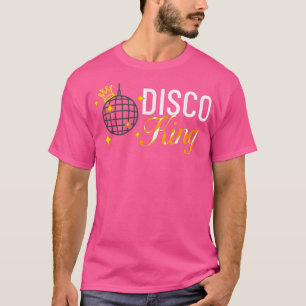 Mens Disco King Music Light Ball Party Night Danci T-Shirt