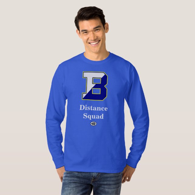 Men's Distance Squad Long Sleeve T T-Shirt (Front Full)