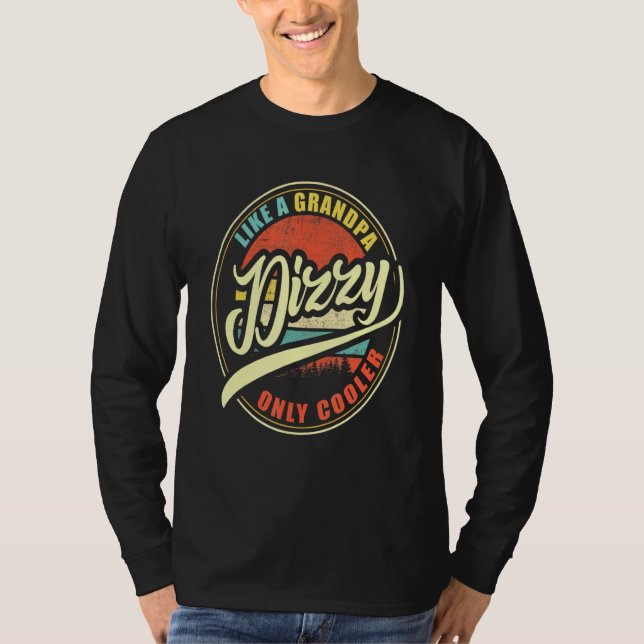 Mens Dizzy Like A Grandpa Only Cooler T-Shirt (Front)
