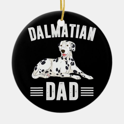 Mens Dog Dad Animal Lover Dog Owner Pet Fathers Ceramic Ornament