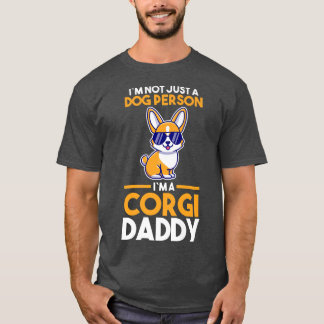 Mens Dog Owner Corgi Daddy T-Shirt