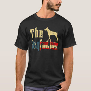 Mens Dogfather Father Day Gift Doberman Pinscher D T-Shirt