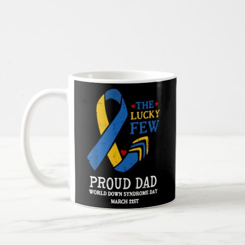 Mens Down Syndrome Day March 21st Ribbon Gift for  Coffee Mug